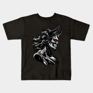 Horned devil Kids T-Shirt